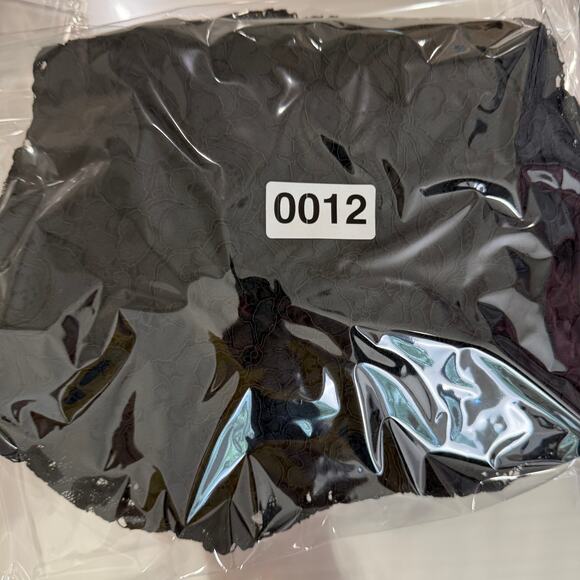 Whimsigoth Dark Fairycore 3X Batwing Lace Overlay Top Black Gold Accent - Picture 9 of 10